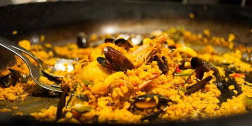 Рецепт паэльи с треской и мидиями