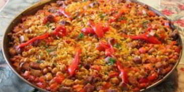 паэлья со свининой