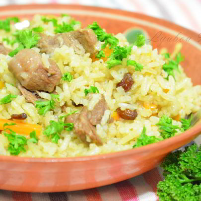 Плов из баранины по-узбекски