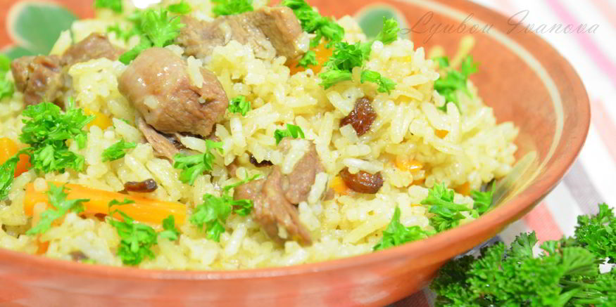 Рецепт плова из баранины по-узбекски