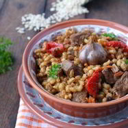 Рецепт Плова из перловки с курицей