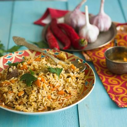 Плов из риса жасмин