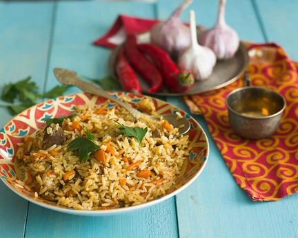 Плов из риса жасмин