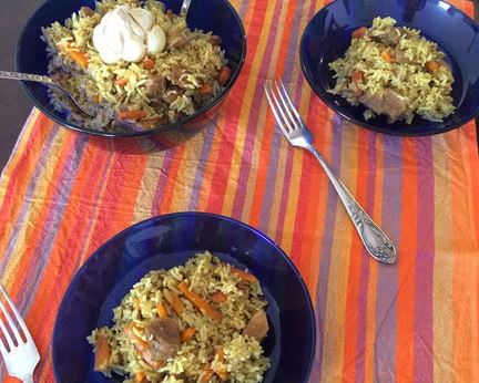 Плов из телятины