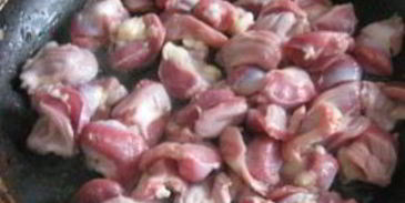 плов из желудков куриных