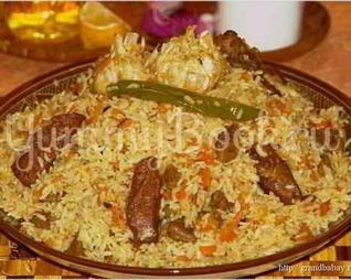 Плов по Фергански с бараниной