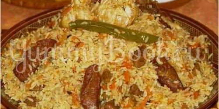 Рецепт плова по фергански с бараниной