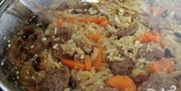 плов с фаршем