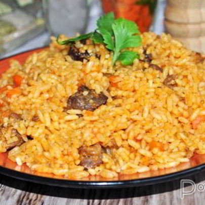 Плов с говядиной