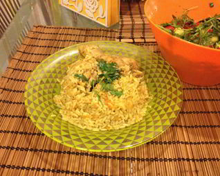 Плов с курицей по-бураковски