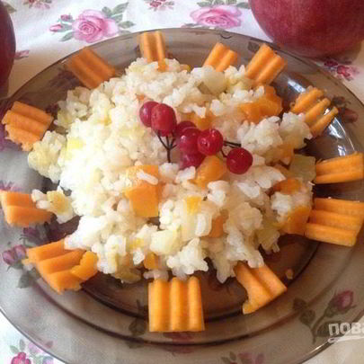 Плов с тыквой и изюмом