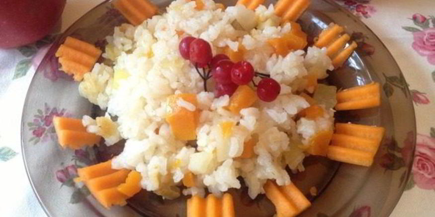 Рецепт плова с тыквой и изюмом