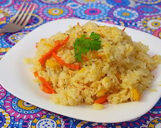 Плов с тыквой