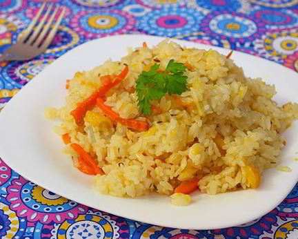 Плов с тыквой