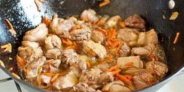 плов с уткой в казане