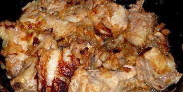 плов со свиными ребрышками