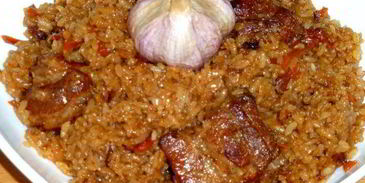 плов со свиными ребрышками