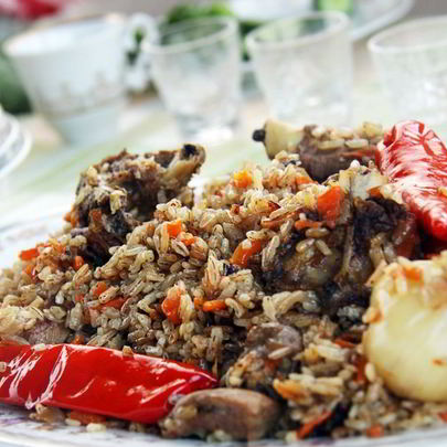 Плов узбекский в казане