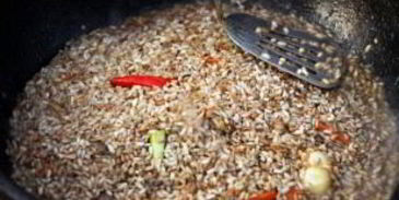 плов узбекский в казане