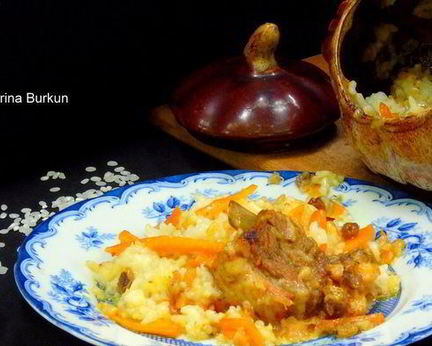 Плов в горшке