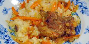 плов в горшке