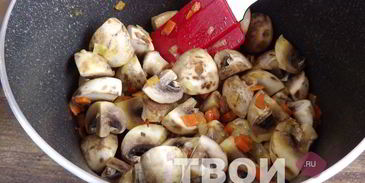 постный плов с грибами