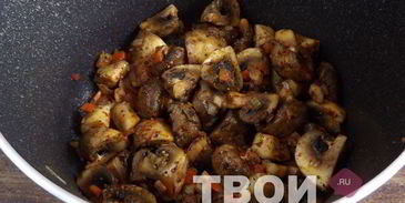 постный плов с грибами