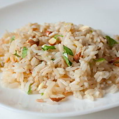 Рисовый пилав с миндалем