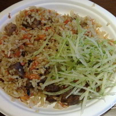 Вкусный плов с говядиной