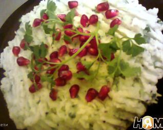 Пюре картофельное с киви