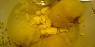 пюре картофельное с киви