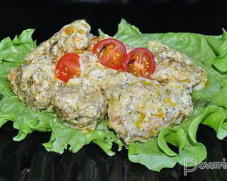 Фрикасе из курицы в сырном соусе