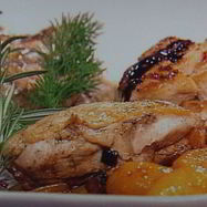 Рецепт Куриного филе с овощным рагу под бальзамическим соусом