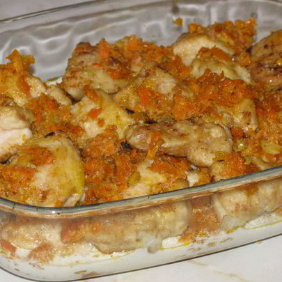 Легкое фрикасе из курицы