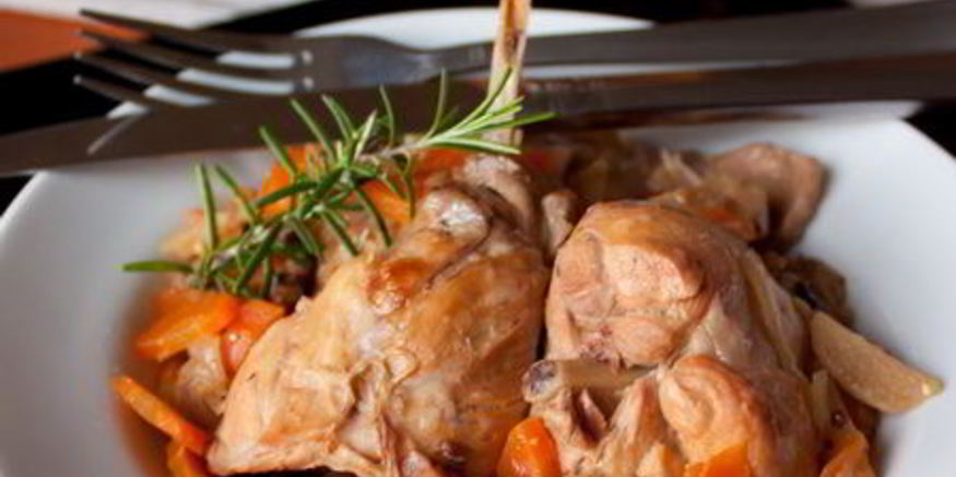 Рецепт лимонного рагу из кролика