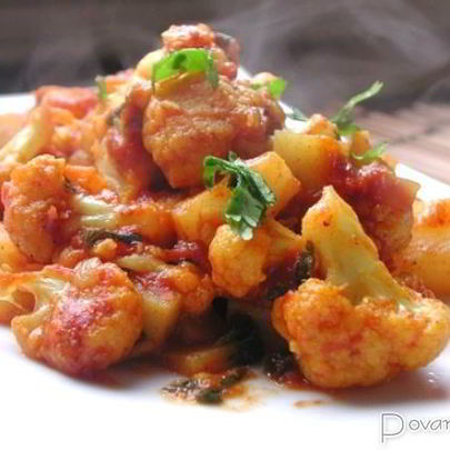 Овощное рагу под соусом карри