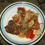 Рецепт Овощного рагу с бараниной