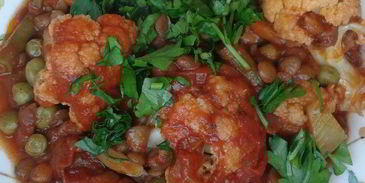 овощное рагу с чечевицей