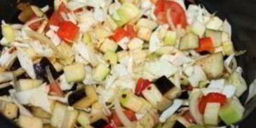 овощное рагу с капустой в мультиварке