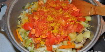 овощное рагу с капустой