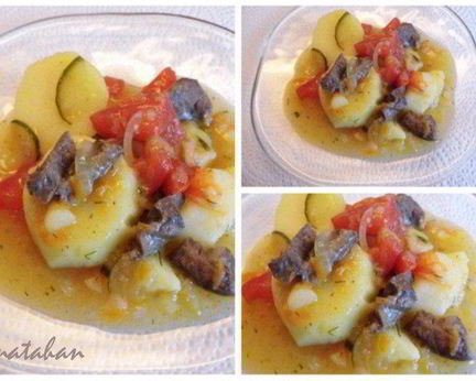 Овощное рагу с сердцем