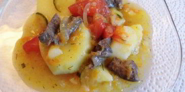 овощное рагу с сердцем