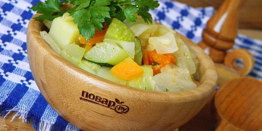 Рецепт овощного рагу в мультиварке