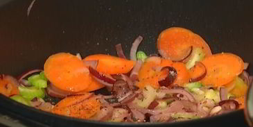 паста с рагу из дичи