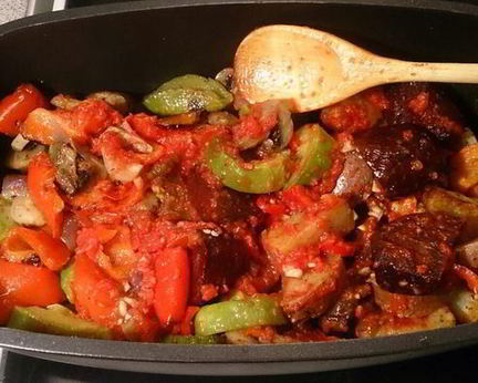 Печеное овощное рагу