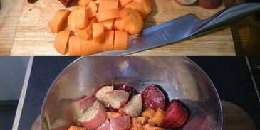 печеное овощное рагу