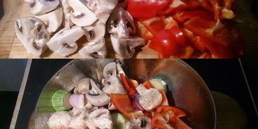 печеное овощное рагу