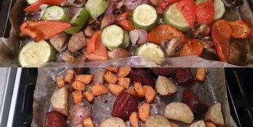 печеное овощное рагу