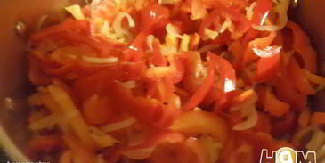 рагу из баклажан с перцем