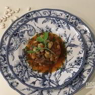 Рецепт Рагу из белой фасоли с говядиной и травами
